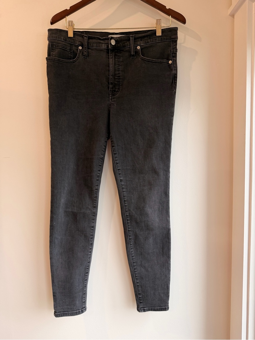 Madewell Black Skinny High-Rise Jeans